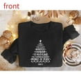 thumbnail image 1 of Jesus Is The Reason Sweatshirt Tops Religious Christmas Nativity Design Round-neck long-sleeved Black S-3XL, 1 of 6