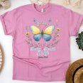 thumbnail image 1 of Jesus John 14:6 Butterfly Christian T-Shirt for Women and Men, Azalea, Size 2XL, 1 of 6
