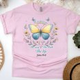 thumbnail image 1 of Jesus John 14:6 Butterfly Christian T-Shirt for Women and Men, Light Pink, Size S, 1 of 6