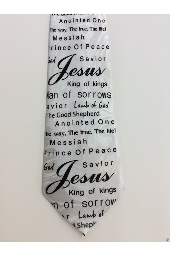 Jesus King Of Kings Religious Necktie
