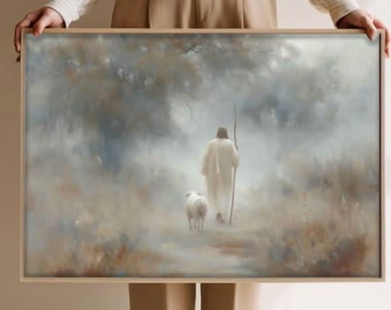 Parable Poster Jesus Leaves 99 Inspirational Parable Poster, Poster Home Decor, Poster ...