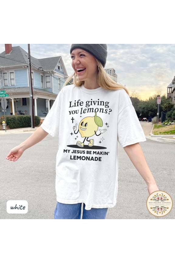 Jesus Lemonade Christian Making Retro Merch Teen Apparel T-Shirt