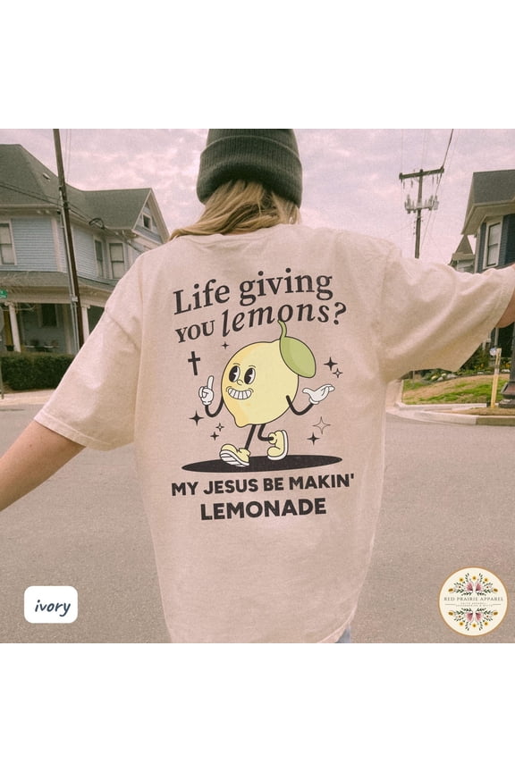 Jesus Lemonade Christian Making Retro Merch Teen Apparel T-Shirt