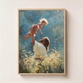 thumbnail image 1 of Jesus Lifting Child in Joyful Embrace Religious Wall Art, Unframed Canvas 8x10in, 1 of 4