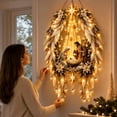thumbnail image 1 of Jesus Light of Heaven Christmas Wall Hanging, Religious Illuminated Nativity Decor, Christmas Stairway Wall Decoration for Home Entryway, Living Room, Hallway and Seasonal Faith Display (F), 1 of 6