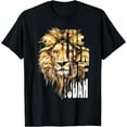 thumbnail image 1 of Jesus Lion of Judah Christian Gift for Men Women T-Shirt, 1 of 4