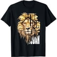 thumbnail image 1 of Jesus Lion of Judah Christian Gift for Men Women T-Shirt, 1 of 5