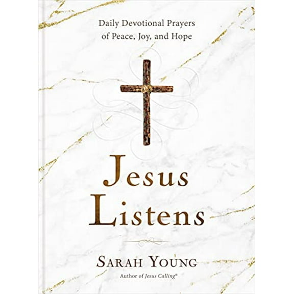 Pre-Owned Jesus Listens: Daily Devotional Prayers of Peace, Joy, and Hope (a 365-Day Prayer Book) - The Perfect Christian New Year's Resolution Gift (Hardcover) 1400215587 9781400215584