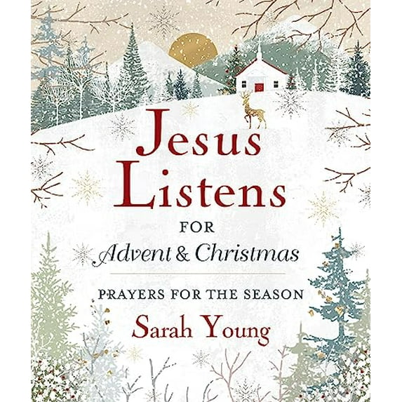 Pre-Owned Jesus Listens--For Advent and Christmas, Padded Hardcover, with Full Scriptures: Prayers for the (Hardcover) by Sarah Young