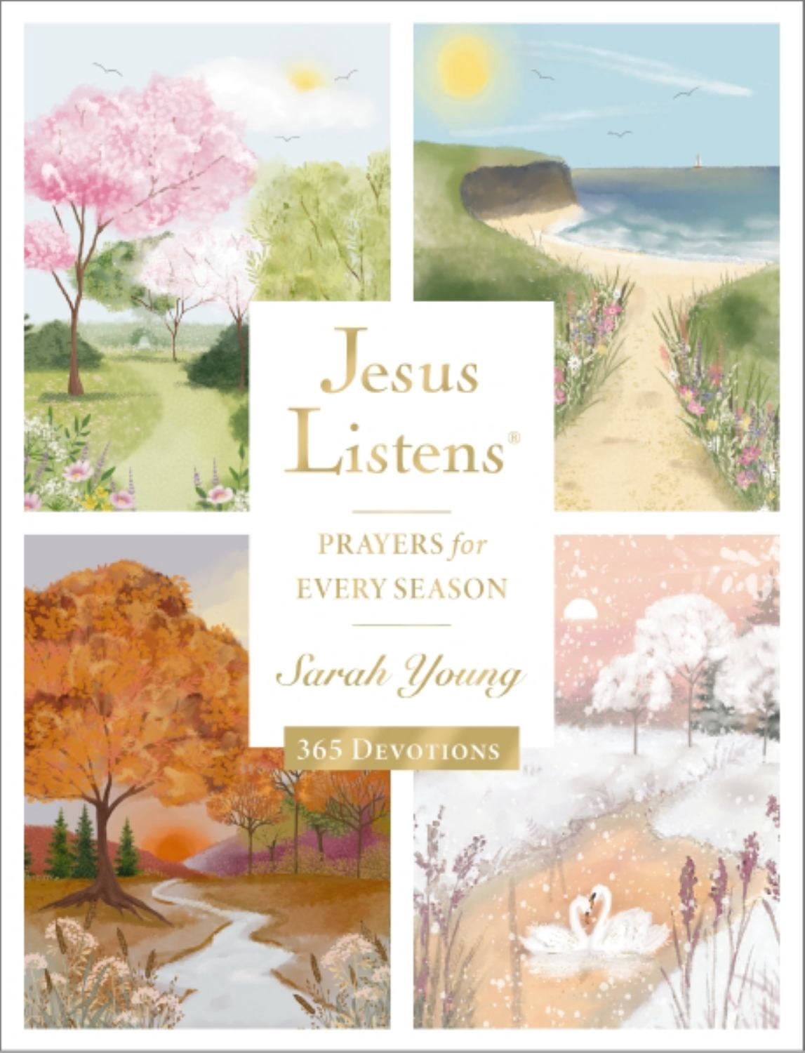 Store Sign Flashcard Sarah Young, Hardcover, Jesus Listens, Devotional Book - Walmart.com