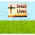 thumbnail image 1 of Jesus Lives (18" x 24") Yard Sign, Includes Metal Step Stake, 1 of 6