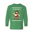 thumbnail image 1 of Jesus Long Sleeve Shirt Xmas Gifts for Kids Funny Jesus Christmas Boys Girls Tee We Gonna Party Like It's My Birthday Xmas Shirt Jesus Christ Shirt, 1 of 4