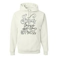 thumbnail image 1 of Jesus Love This Hot Mess Inspirational/Christian Unisex Graphic Hoodie Sweatshirt, White, X-Large, 1 of 2