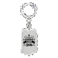 thumbnail image 1 of Jesus Love You Crosses Stainless Steel or 18k Gold Premium Swivel Dog Tag Keychain, 1 of 16