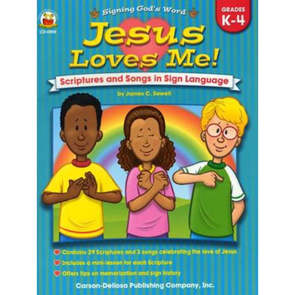 Pre-Owned Jesus Loves Me!: Scriptures and Songs in Sign Language (Paperback) 0887248748 9780887248740