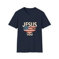 thumbnail image 1 of Jesus Loves You Patriotic America Flag T-Shirt, 1 of 4