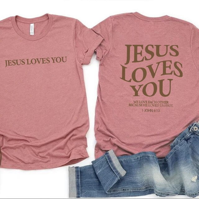 Jesus Loves You Shirt Love Like Jesus Shirt Christian Merch Christian ...