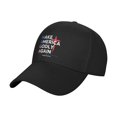 thumbnail image 1 of Jesus Make America Godly Again Baseball Cap Adjustable Trucker Sun Hat Outdoor Sport Casquette Hats for Men Women Black, 1 of 7