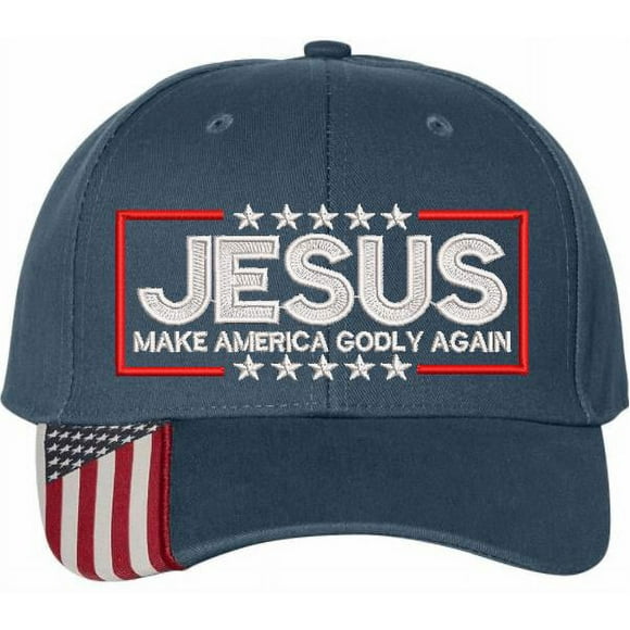 Jesus Make America Godly Again USA300 Embroidered Hat