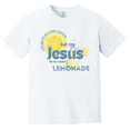 thumbnail image 1 of "Jesus Makes Lemonade” T-Shirt - Christian Graphic Comfort Colors Tee, Cute Lemon Shirt Gift, 1 of 4