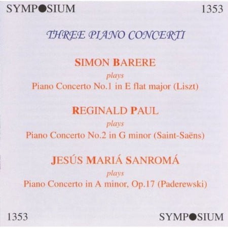 Jesus Maria Sanroma - Three Pianists / Three Piano Concerti [COMPACT DISCS]