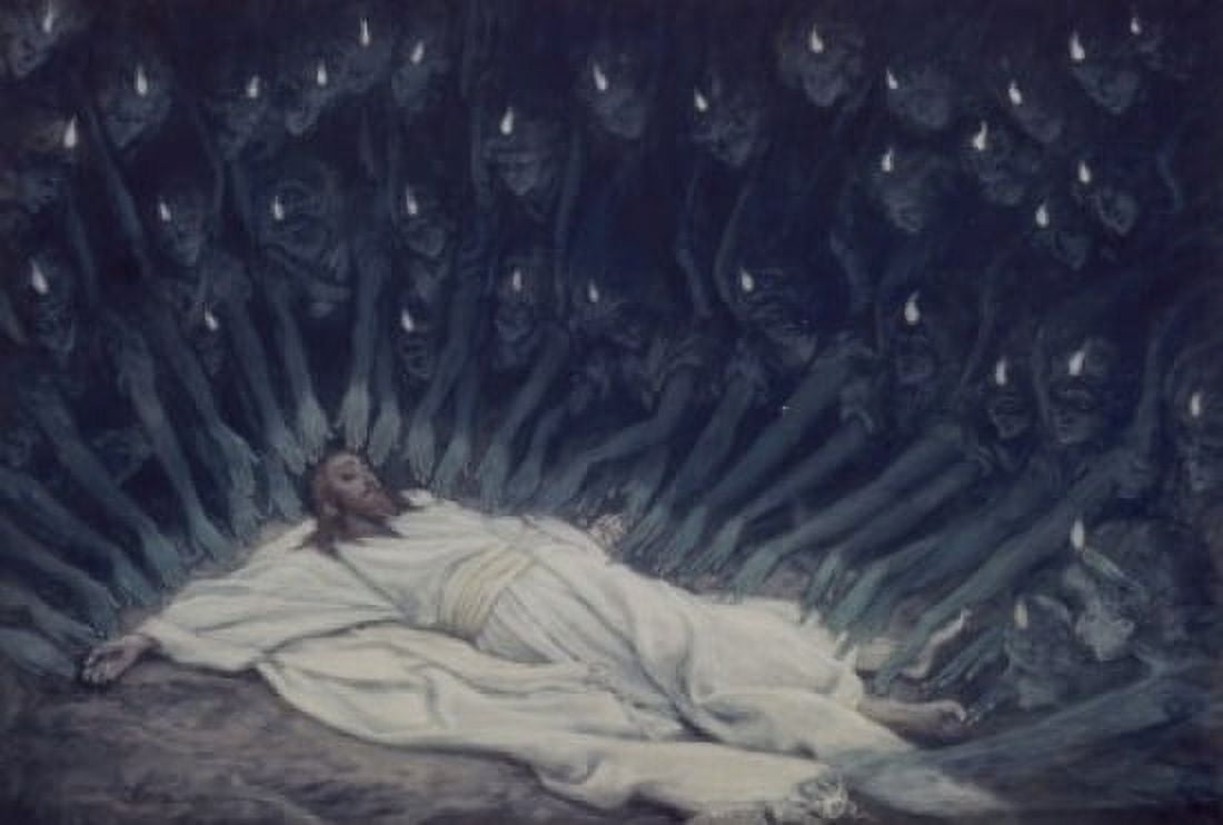 Jesus Ministered to by Angels James Tissot (1836-1902 French) Canvas Art - James Tissot (18 x 24)