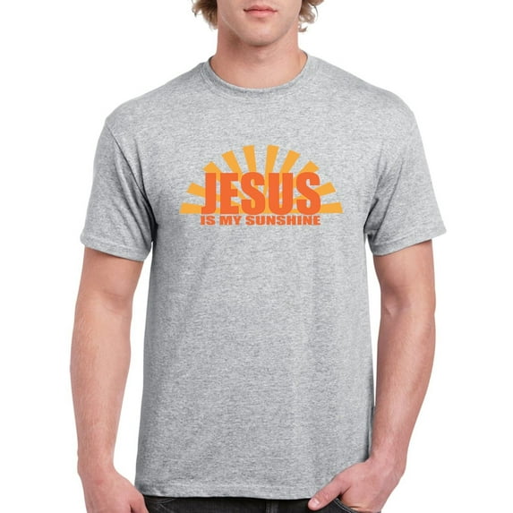 Jesus My Sunshine Men T-Shirt, Male Medium