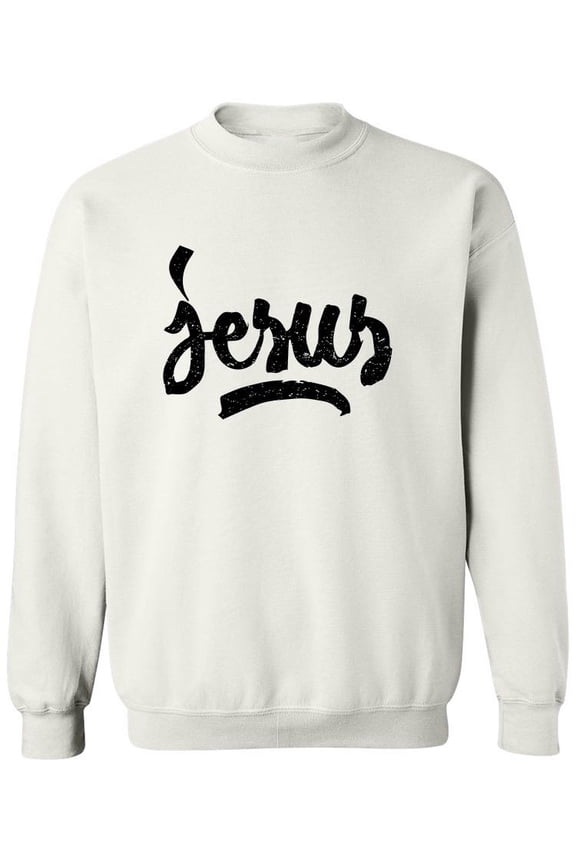 Jesus Name Sweatshirt Men -Image by Shutterstock, Male 4X-Large