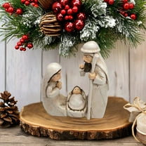 Jesus Nativity Statue Under 5 ! Kadlawus Christmas Religious Decor, Resin Jesus Figurine, Holiday Nativity for Tabletop, Christmas Tabletop Decor, Nativity Scene Home Office