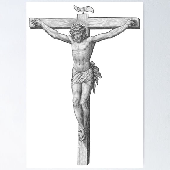 Jesus On Cross Poster, Poster Only