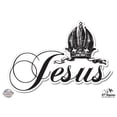thumbnail image 1 of Jesus Our King - 5" Vinyl Sticker - For Car Laptop I-Pad - Waterproof Decal, 1 of 1