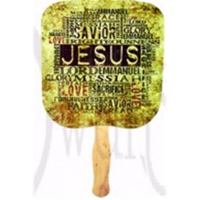Jesus Our Savior Hand Fan - Pack of 50