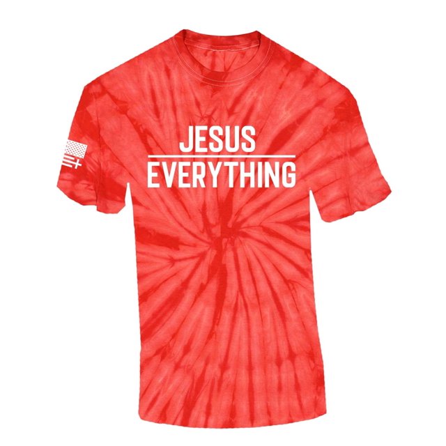 Jesus Over Everything Bible Scripture Mens Christian Tshirt Jesus Cross