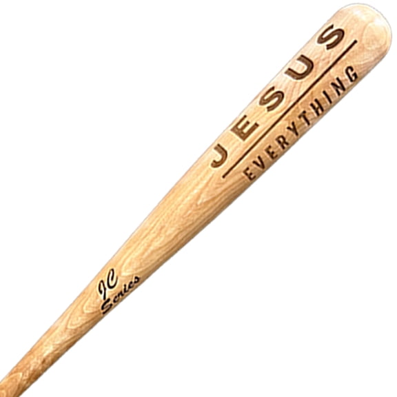 Jesus Over Everything Engraved Baseball Bat