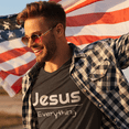 thumbnail image 1 of Jesus Over Everything Tee, 1 of 4