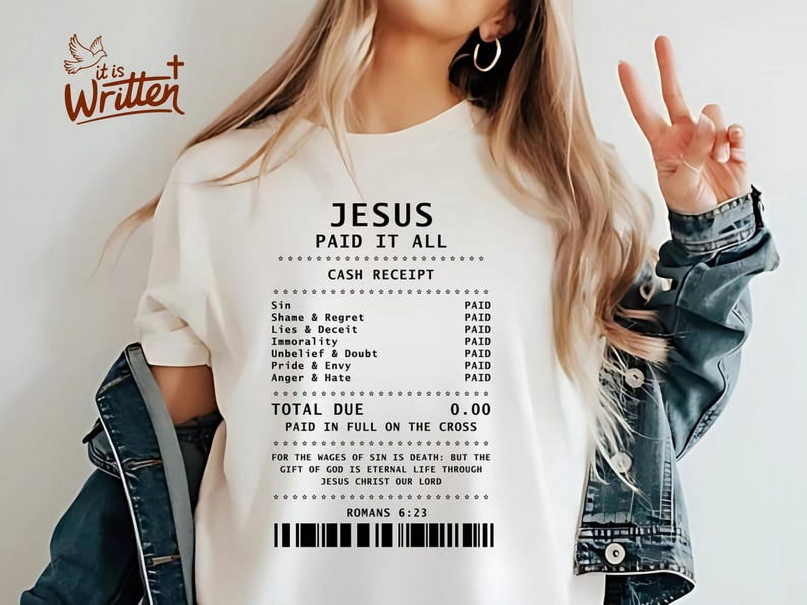 It Was Jesus All Along Graphic Top