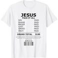 thumbnail image 1 of Jesus Paid it All shirt, Lord Christ Savior Salvation Grace Mens T-Shirt, 1 of 8