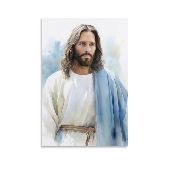 Jesus Portrait (04) Wall Art Christ Jesus Gift Canvas Painting Art Poster Canvas Painting Decor Wall Print Photo Gifts Home Modern Decorative Posters 24x36inch(60x90cm)