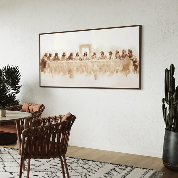 Jesus Print: Japanese Ukiyo-E Style Christian Wall Art Warm Present Vintage UNFRAMED Poster Size 24x36