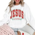 thumbnail image 1 of Jesus Is The Reason For The Season Christian Christmas Sweatshirt – Religious Holiday Sweater, Faith Based Christmas Top, Inspirational Gift for Men and Women, 1 of 7