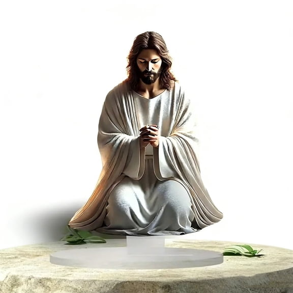 Jesus Resin Figurine, Inspirational Jesus Gift Collection for New Home Decor Artwork Housewarming Gift,Easter Table Centerpiece