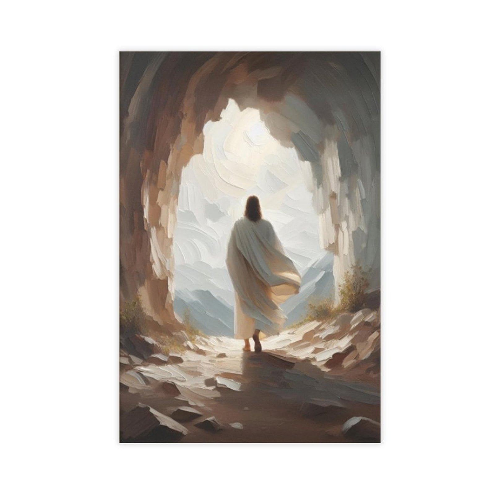 Jesus Resurrection Wall Art, Easter Art Print, He Is Risen Printable ...