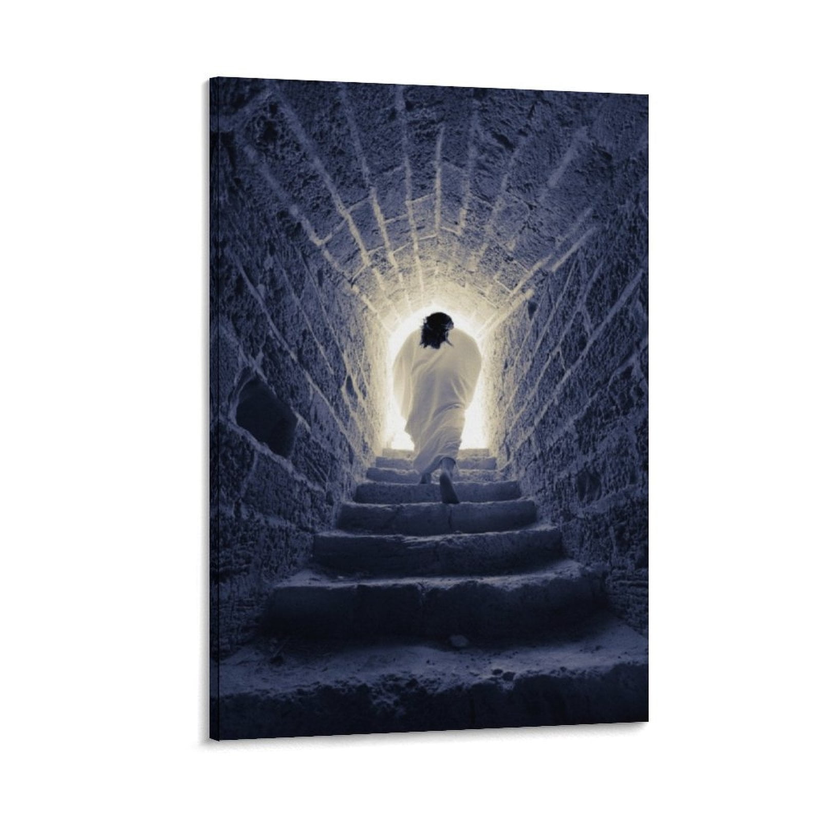 Jesus Resurrection Wall Art Jesus Walks Out of The Tomb Poster Bible ...