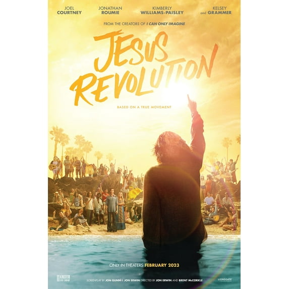 Jesus Revolution Movie Poster 12x18inch (30x46cm) poster, perfect for any room! Frameless art Wall Art Gift