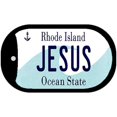 thumbnail image 1 of Jesus Rhode Island Novelty Metal Dog Tag Necklace DT-11205 2" x 1" Dog Tag (DT), 1 of 1