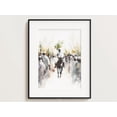 thumbnail image 1 of Jesus Riding Into Jerusalem Palm Portrait Art Wall Decor Home, Unframed Canvas 8x10in, 1 of 4