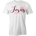 thumbnail image 1 of Jesus Roses T-Shirt | Religious Christian White Tee Gift, 1 of 5