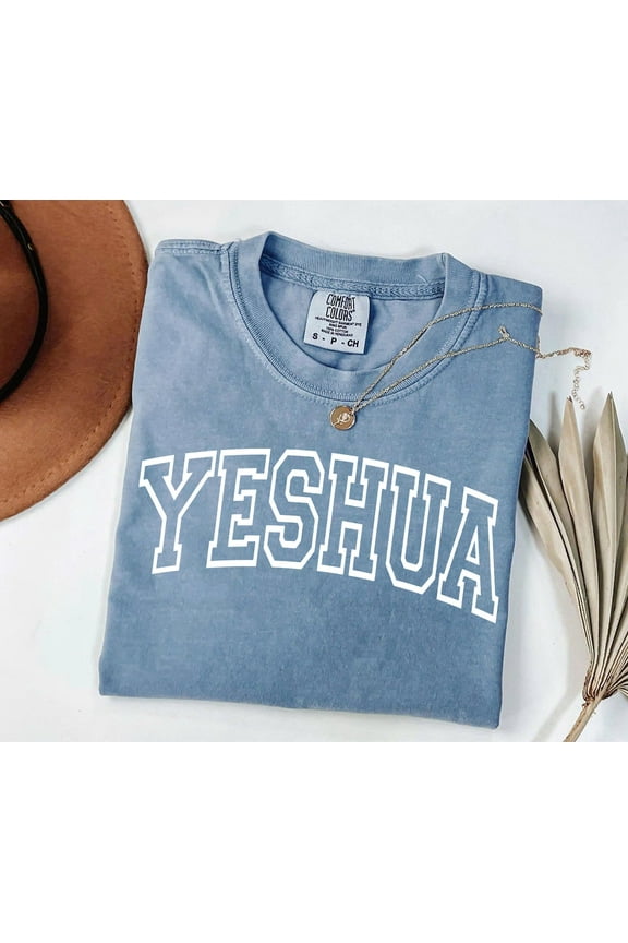 Jesus Saves Comfort Colors Shirt – Christian T-Shirt for Men & Women, Yeshua Religious Tee, Church Staff Apparel, Faith-Based Gift