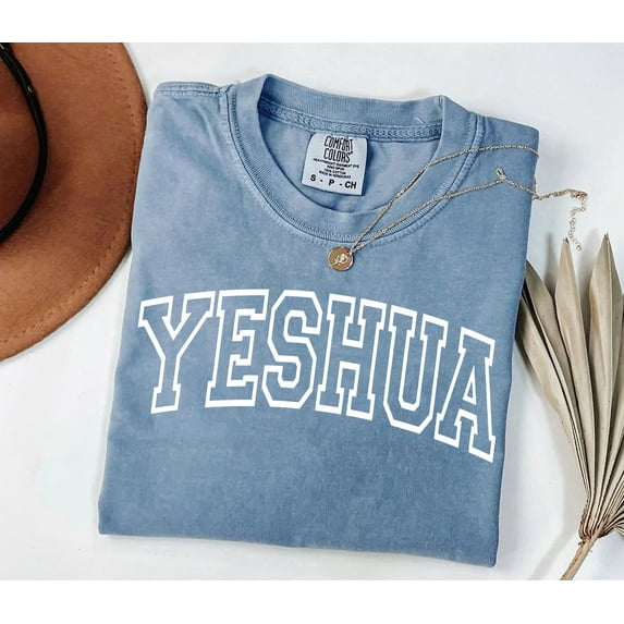Jesus Saves Comfort Colors Shirt – Christian T-Shirt for Men & Women, Yeshua Religious Tee, Church Staff Apparel, Faith-Based Gift