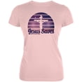 thumbnail image 1 of Jesus Saves Faith Over Fear Sun Crucifix Juniors Soft T Shirt Blush Pink 2XL, 1 of 1